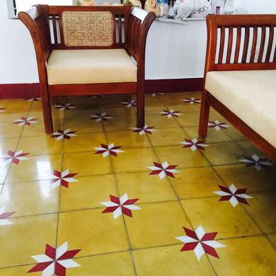 #TraditionalHouse floor design.... this tile is no harmful our body.... good for our health because it is made by hand and using good sand from a selected place in india... please contact or message for more details