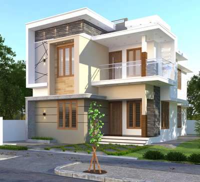 Exterior Design   #exterior_Work  #HouseDesigns  #keralahomedesignz  #ContemporaryHouse  #simpleexterior  #budgethome  #kochi