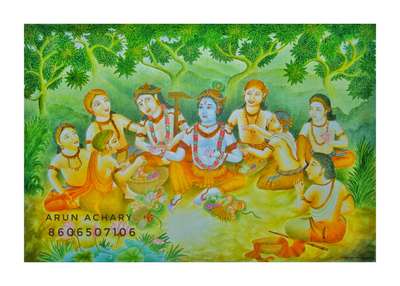 Lord Krishna's Childhood - Canvas Painting
contact - SPA +918606507106
#TexturePainting 
#LivingRoomPainting 
#Painter 
#Royal_touch_painting_kerala 
#murals 
#Architectural&Interior 
#new_home 
#murals 
#muralart