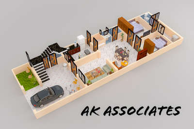 3D House plan 
2000rs / Floor
 #HouseDesigns  #interior