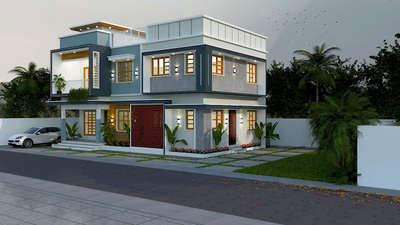 contemporary house  #2 rs per sqft