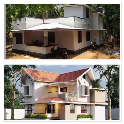 നമ്മുടെ നാട്ടിൽ ഒരു വിധം കുറച്ചു പഴയ വീടുകൾ എല്ലാം മേലെ കാണുന്ന ഡിസൈനിൽ ആയിരിക്കും .. അതിനു വലിയ പൊളിക്കലുകൾ ഇല്ലാതെ 2 ബെഡ് റൂം പുതിയതായി ഫസ്റ്റ് ഫ്ലോറിൽ കൂട്ടി എടുത്തു എങ്ങനെ നല്ലൊരു ഡിസൈനിൽ ചെയ്യാം എന്ന് ചോദിച്ചാണ് എന്റെ ക്ലൈന്റ് എന്റെ അടുത്ത് എത്തിയത് ..

             താഴെ ഉള്ള ഡിസൈൻ അത് പോലെ നില നിർത്തി വളരെ ചെറിയ മാറ്റങ്ങൾ ഉൾപ്പെടുത്തി മേലോട്ട് 2 ബെഡ് റൂം അറ്റാച്ഡ് ടോയ്ലറ്റ് ബാൽക്കണി എന്നിവ സഹിതം കൂട്ടി എടുത്തു , അത് പിന്നീട് കൂട്ടി എടുത്തതാണെന്നു ആദ്യമായി ഈ വീട്‌ കാണുന്ന ഒരാൾക്ക് തോന്നാത്ത രീതിയിൽ ഡിസൈൻ ചെയ്തു 2 ദിവസം മുൻപ് വർക്ക് സ്റ്റാർട്ട് ചെയ്ത അദ്ദേഹത്തിന്റെ (Client ) വലിയ സ്വപ്നം .. #beautifulhome  #HouseRenovation