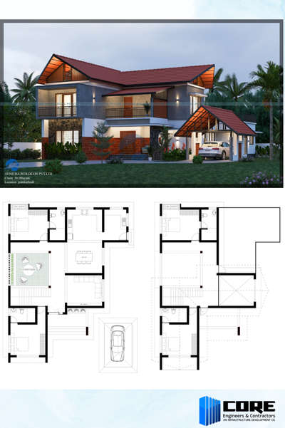 2450 Sq.Ft Tropical style
 #tropicalhouse  #semi_contemporary_home_design  #semicontemporary  #ContemporaryHouse  #ContemporaryDesigns  #contemporaryhomes  #tropicalarchitecture