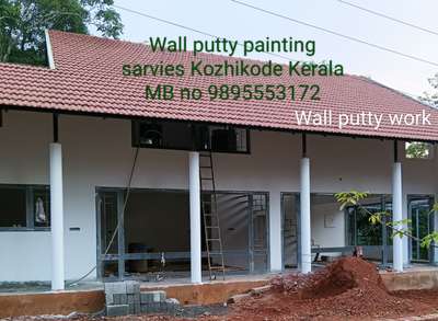 Wall putty painting sarvies Kozhikode Kerala mb no9895553172#wallputty#paintih#putty painting