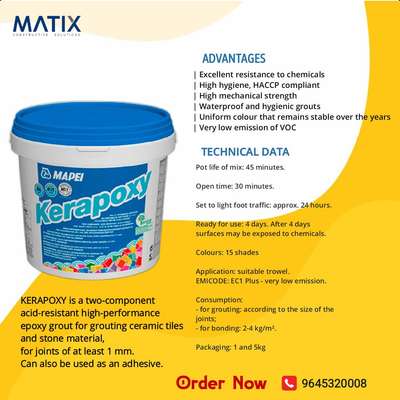 #mapei #epoxy #kerapoxy #Architectural&Interior #keralaarchitectures #Flooring #WaterProofing #homesolutions