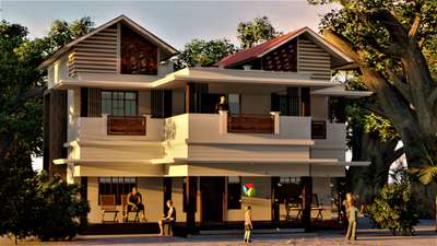 Two storey  villa @ trissur