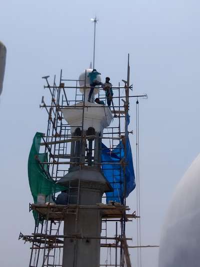 Lightning Arrester @mosque Randathani#mapappuram