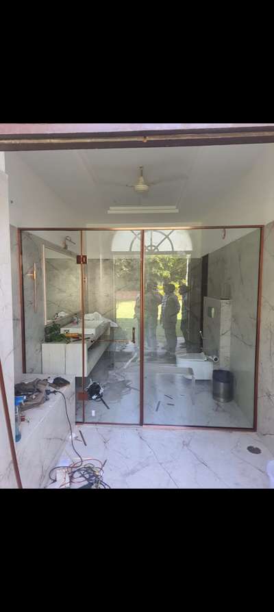 aluminium shower cubicle  #interior2you  #InteriorDesigner  #mk_builders
