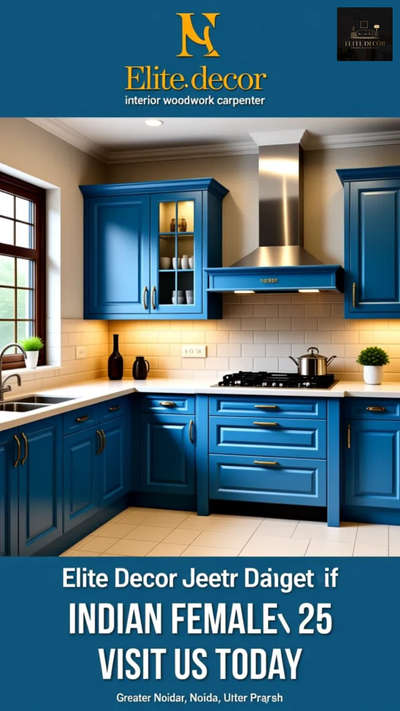 Transform your kitchen into a culinary haven with our premium kitchen work solutions, crafted by expert woodwork carpenters in Greater Noida, Noida, Uttar Pradesh. Unlock the perfect blend of style and functionality with our bespoke designs, built to last, and tailored to your unique needs. Visit today and experience the magic of a kitchen that inspires your passion for cooking!#Woodwork #InteriorDesign #KitchenRenovation #HomeDecor #FurnitureMaking #GreaterNoida #UttarPradesh #Noida #CulinaryHaven #BespokeSolutions #Craftsmanship #EliteDecor #WoodCarpentry #HomeImprovement #KitchenInspiration