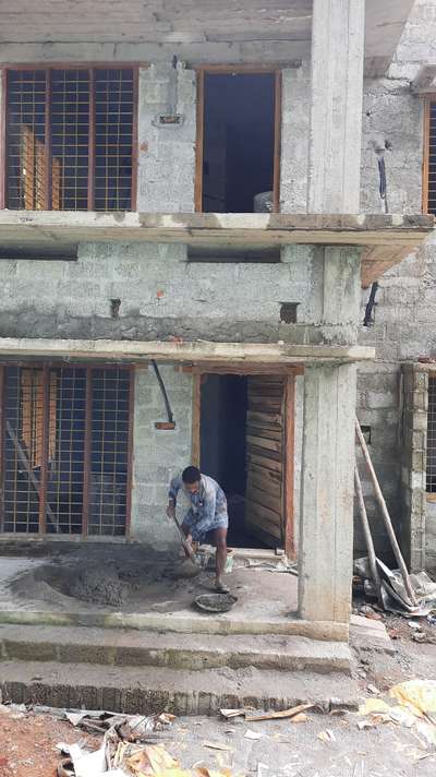 plastering