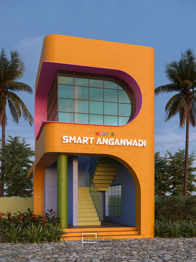 Smart Anganwadi for Thrikkakkara Municipality 
#ankanawadi #modern #trending #colors