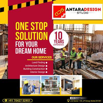Antra Design Studio.
Civil and Interior contractor company.

All type of labour available for home and commercial Construction & interior work detail below.

#Construction#Plumber#Paint work
#Tile work#Granite stone#Carpenter#Pop false ceiling#Gypsum false ceiling#Cement plaster#Dismantling#all type of Fabrication work#Safety door#All type of wood work#Camera work
#Fire fitting#Modular kitchen
#Wardrobe#Balcony design
#All type of interior design.

2D & 3D Architecture and interior design facilities available for housing and commercial.

Name- Manoj sharma #
Mobile: 7042752951
