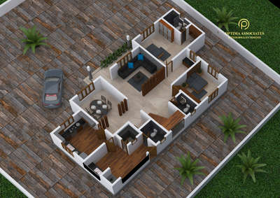 3D Floor plan  #Palakkad #cherpulassery