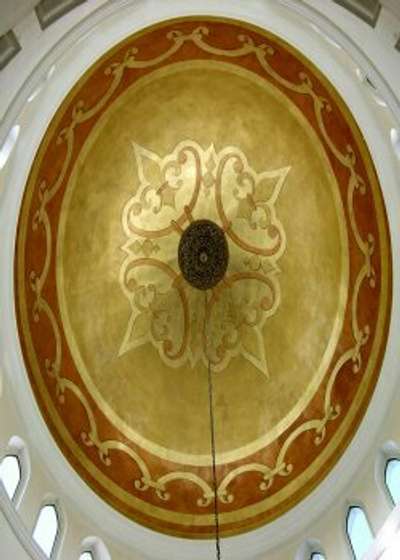 #Dome
Antic with Gold leafing #
1 Sqft=3000.00 # #