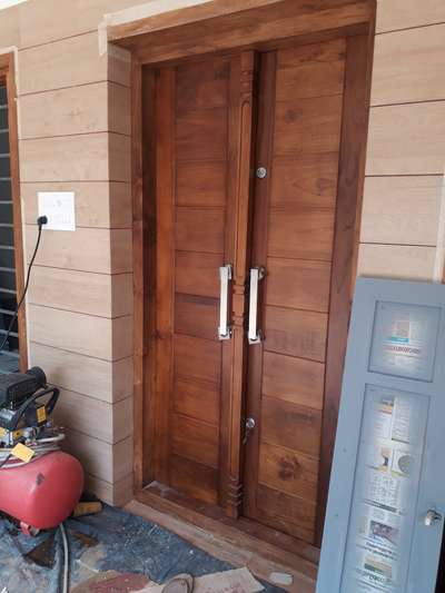 teak door