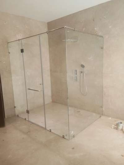 Shower Cubicle Done !
 #showerpartition 
 #Shower_Cubicle_Partition 
 #toughenedpartition 
  #saintgobainglass
