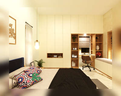 #BedroomDecor  #spacemanagment  #InteriorDesigner  #Architectural&Interior  #HomeDecor