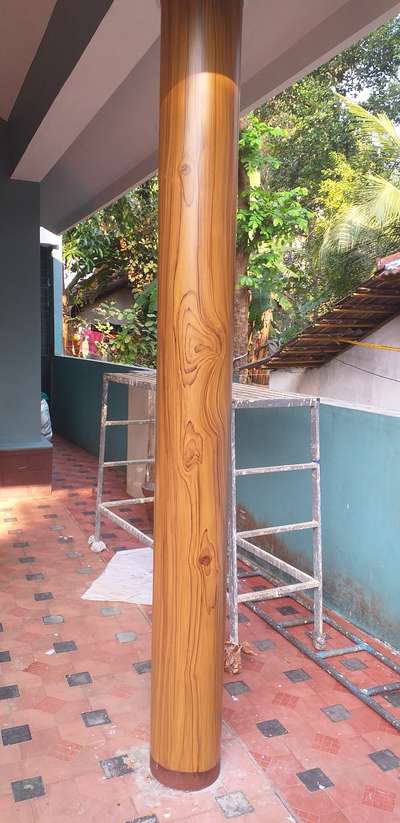 piller teak wood  work