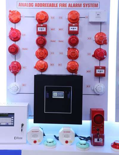 Fire alarm System with smock detector MCB or Hudar