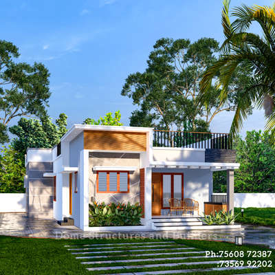 A beautiful Contemporary house for Mr.Riyas and family at kannadi,Palakkad. 
 #2BHKHouse  #ContemporaryHouse  #boxtypeelevation  #budgetfriendly  #SingleFloorHouse  #architecturedesigns  #CivilEngineer