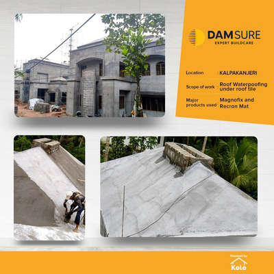 completed project

project details
Roof waterproofing under roof tile
material usedshnofix and Recron mat


 #WaterProofings #waterproofingservices #damsure #damsureproducts