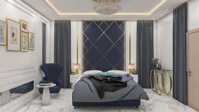 #Master bedroom with full Bed 
Head  #3d bedroom design# full bed head