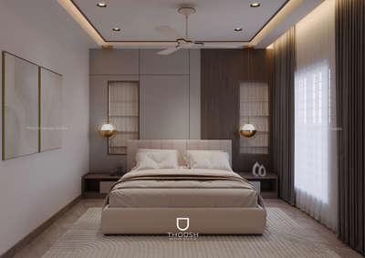 “Design, that speaks sophistication.” #MasterBedroom  #InteriorDesigner  #KeralaStyleHouse  #keralaarchitectures #thoushinteriors #BedroomDesigns