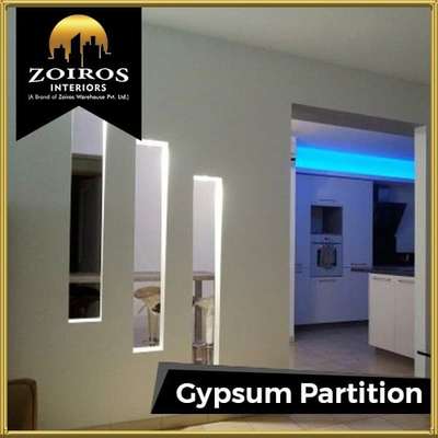 Transform your interior spaces efficiently and elegantly with our Gypsum Partition services at Zoiros Interiors™. We specialize in creating functional yet aesthetically pleasing partitions that redefine the layout of any room. Our expert craftsmen meticulously design and install gypsum partitions, offering versatility, durability, and a sleek modern look. Whether you need to divide a workspace, create private areas, or enhance the overall design of your space, our Gypsum Partitions are the ideal solution. Trust us to tailor solutions to your needs, delivering seamless and stylish partitions that maximize both form and function.

#gypsumpartition #gypsumworks #gypsum #drywallpartition