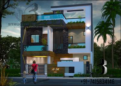 Excited to showcase my latest project - a beautifully crafted 30x50 ft G+1 house design. As an engineer, it's been a privilege to bring my client's vision to life while maintaining functionality and aesthetic appeal. Looking forward to continuing to create inspiring designs
. 
.. 
.. 
. 
. 
#elevation #architecture #design #love #interiordesign #motivation #u #d #architect #interior #construction #growth #empowerment #exteriordesign #art #selflove #home #architecturedesign #building #exterior #worship #inspiration #architecturelovers #instagood