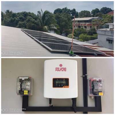 3kw Ongrid solar power system @Ernakulam