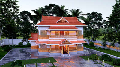 traditional home 3d design 
more details 
youtube👉  lumrender 

#lumrender 
#ElevationHome #homesweethome #architecturedesigns #artechdesign #kerala_architecture #archviz