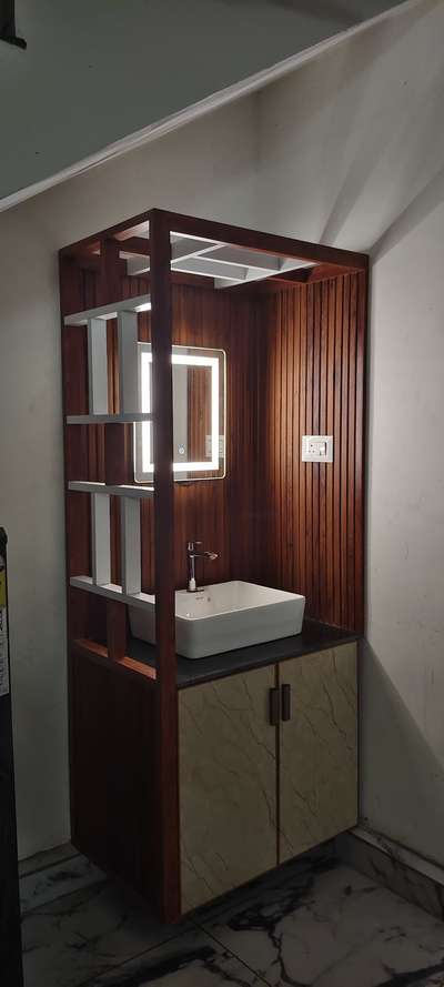 #aluminumfabrication  #Washroom #washcounter