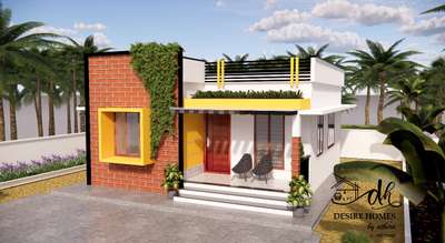 #Simplestyle #homesweethome #SmallHouse #SmallHomePlans #budgethomeplan  #exteriordesigns #3d  #750sqft  #happyhome