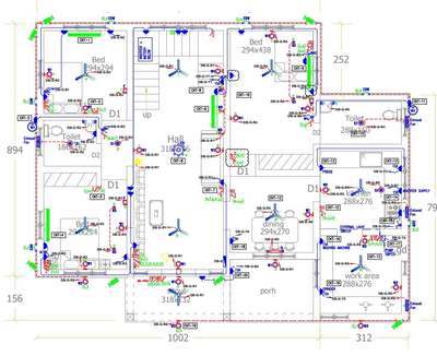 ELECTRICAL PLAN
#Electrical #Plumbing #drawings 
#plans #residentialproject #commercialproject #villas
#warehouse #hospital #shoppingmall #Hotel 
#keralaprojects #gccprojects