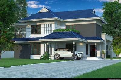 my designs #SlopingRoofHouse #KeralaStyleHouse #rennovation