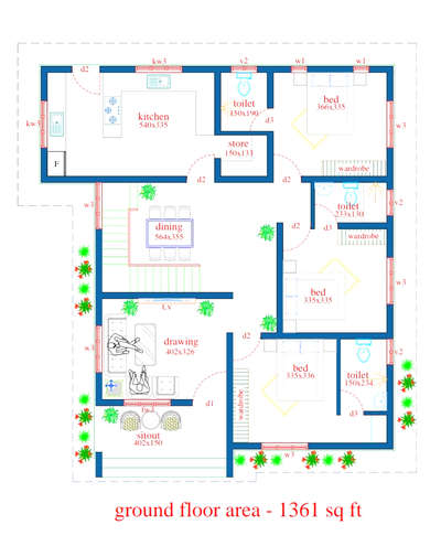 #2DPlans #3BHKPlans  #moderndesign  #KeralaStyleHouse  #keralahomeplans #keralahomedesignz  #budget_home_simple_interi  #simpledesign  #house2d #sqft1300  #keralaarchitectures  #Kerala