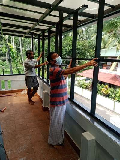 Glassing section work in progress at Tirur