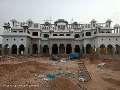 Residence cum  hotel losal, Sikar #haveli #traditionaldesign #residenceelevation #residencedesign