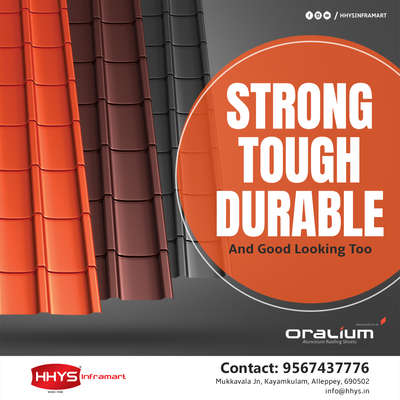 ✅ ORALIUM ROOFING SHEETS

When it comes to durability ORALIUM gives the best roofing sheets. 

Visit our HHYS Inframart showroom in Kayamkulam for more details.

𝖧𝖧𝖸𝖲 𝖨𝗇𝖿𝗋𝖺𝗆𝖺𝗋𝗍
𝖬𝗎𝗄𝗄𝖺𝗏𝖺𝗅𝖺 𝖩𝗇 , 𝖪𝖺𝗒𝖺𝗆𝗄𝗎𝗅𝖺𝗆
𝖠𝗅𝖾𝗉𝗉𝖾𝗒 - 690502

Call us for more Details :
+91 95674 37776.

✉️ info@hhys.in

🌐 https://hhys.in/

✔️ Whatsapp Now : https://wa.me/+919567437776

#hhys #hhysinframart #buildingmaterials #oralium #roofingsheets #oraliumsheets