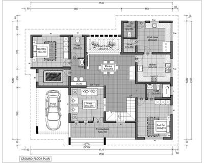 2D Plan# 2780 sq.ft# periya#wayanad  # client :afnas