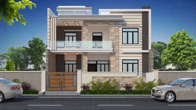 3D G+1 Exterior design