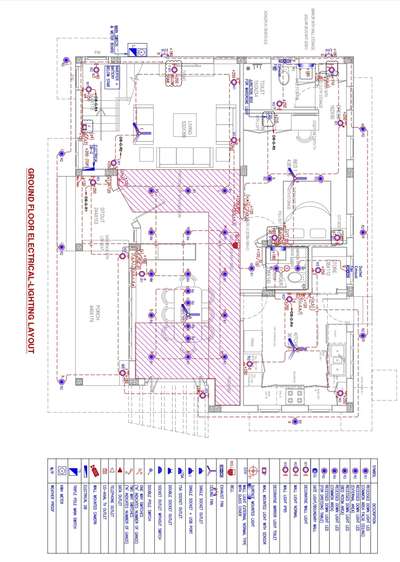 ELECTRICAL PLAN
Ground floor plan
#Electrical #Plumbing #drawings 
#plans #residentialproject #commercialproject #villas
#warehouse #hospital #shoppingmall #Hotel 
#keralaprojects #gccprojects