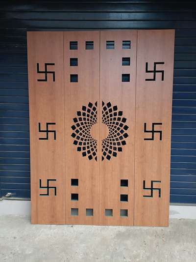 laminated mdf Pooja room door sqf cutting 150 #