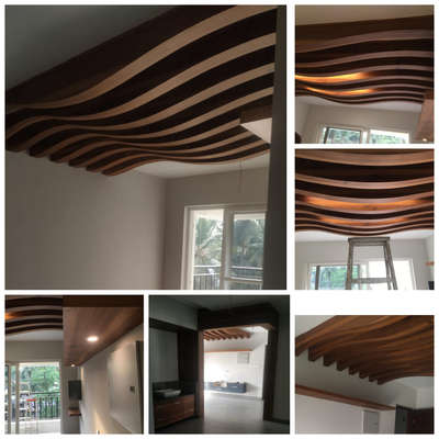 #plywoodwithveneer  #falseceilingdesign