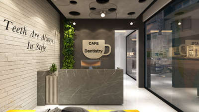 Excited to share the 3D rendering of the reception area we designed for a dental clinic in Chenithala, Kerala! 🦷✨ Our team at Landsign Interiors & Consultancy is thrilled to bring this vision to life, creating a welcoming space for patients. Stay tuned for more updates on this exciting project! #InteriorDesign #DentalClinicDesign #landsigninteriors