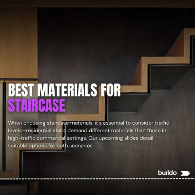 Best Materials For Staircase!

Connect with Buildo.market for more services and products!

#stair #stairsdesign #StaircaseDesigns  #staircase #marble #marblestairs #StaircaseDecors #blackmarble  #whitemarble #FlooringTiles  #HouseConstruction  #building #house #homedecor #home #trending #interior #exterior #interiordesign #exteriordesign #eid  #marbledesignwork  #architecturedesigns  #architect #architecturephotography  #GraniteFloors  #kotastone  #stone #kota #FlooringTiles
