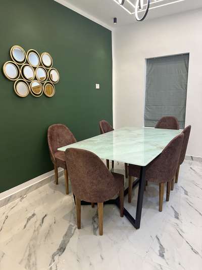 DINING ROOM  #DiningChairs  #RectangularDiningTable  #DiningTableAndChairs  #DINING_TABLE  #diningroomdecor  #diningroomconcept  #kollamhouse  #kollamcarpenter