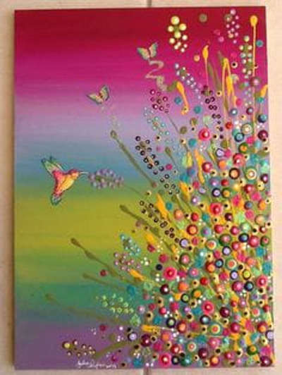 Dot art Home Made Painting
#interior #decor #ideas #home #interiordesign #indian #colourful#canvas#painting#nature #decorshopping