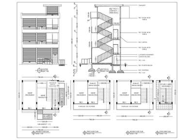 Commercial building plan under 3 cent😇.
 #commercialbuilding #3centPlot #buildingrules #FloorPlans  #ElevationDesign