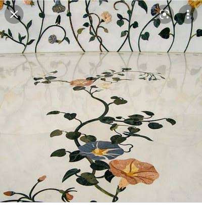 marble inlay floring work
